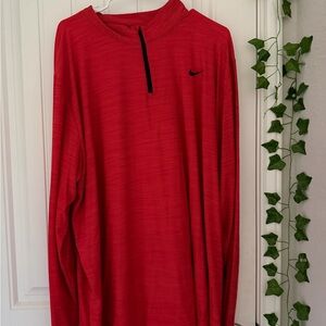 Nike Red Long Sleeve Top